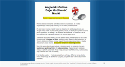 Desktop Screenshot of angielski.w15dni.pl
